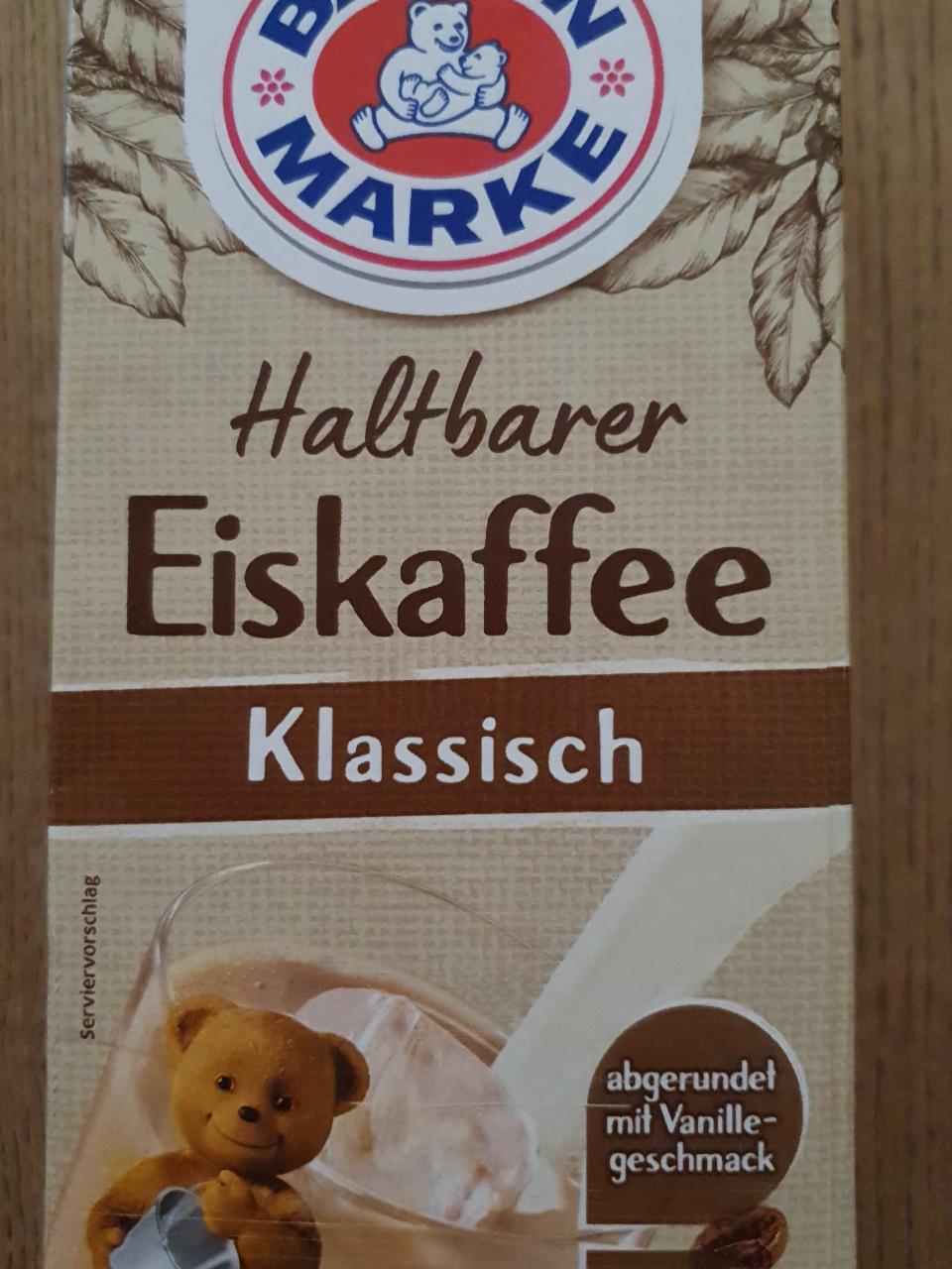 Fotografie - Haltbaren Eiskaffee Klassisch Bären Marke