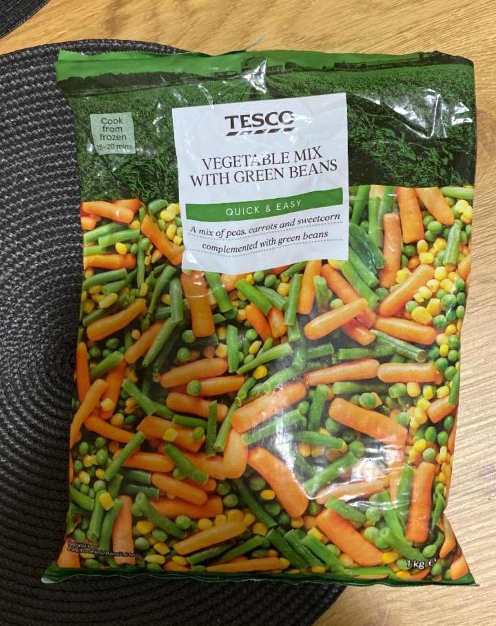 Fotografie - Vegetable Mix with green beans Tesco