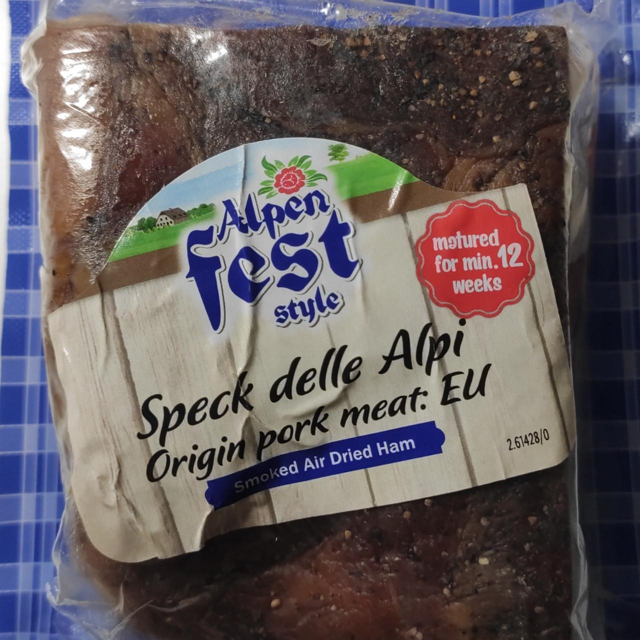 Fotografie - Speck delle Alpi Alpen fest style