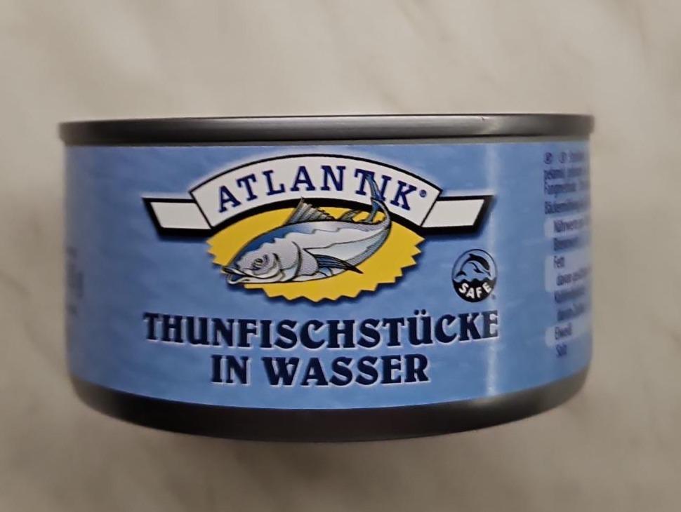 Fotografie - Thunfischstücke in wasser Atlantik