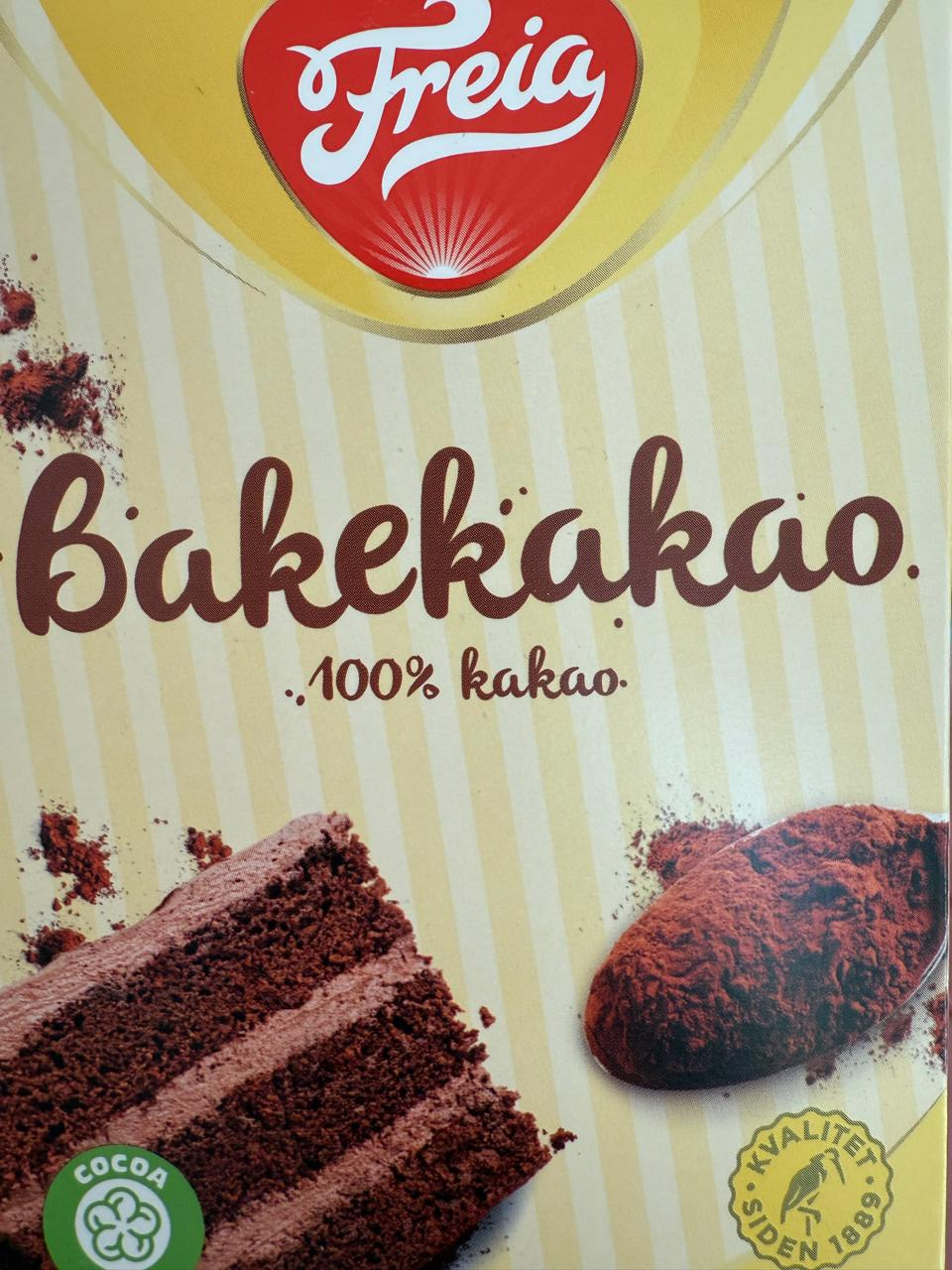 Fotografie - Freia bakekakao
