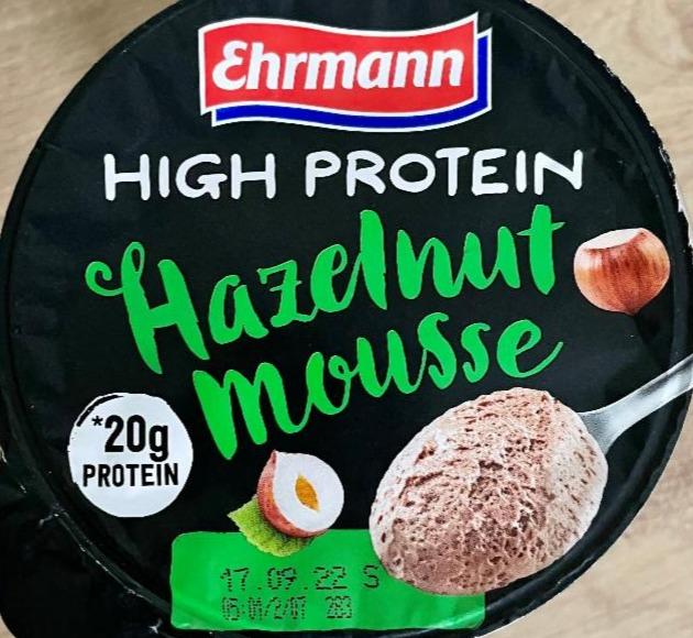 Fotografie - High Protein Hazelnuss Mousse Ehrmann