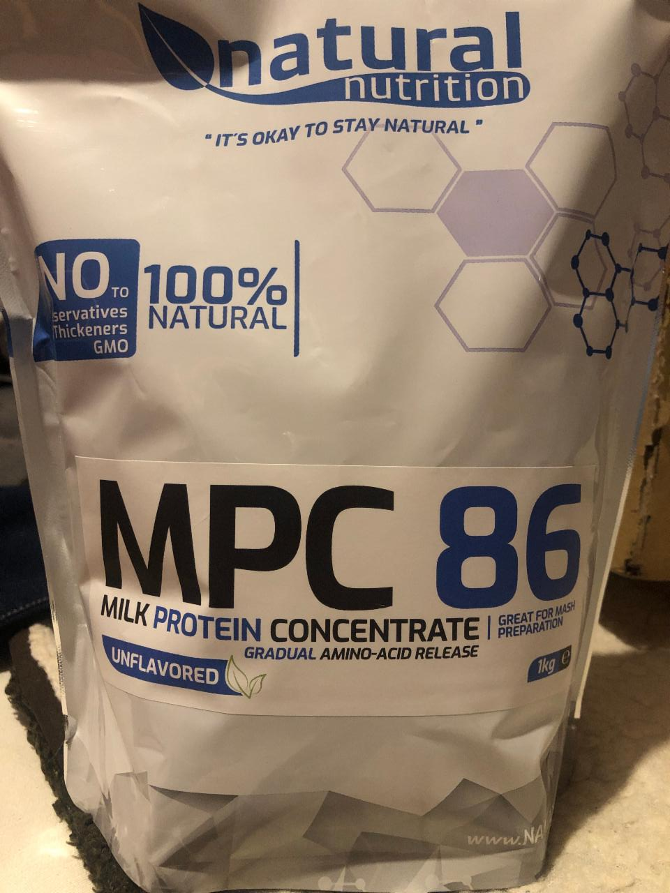 Fotografie - MPC 86 Unflavoured Natural Nutrition