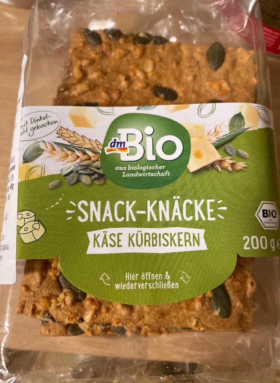 Fotografie - Snack-Knäcke Käse Kurbiskern dmBio