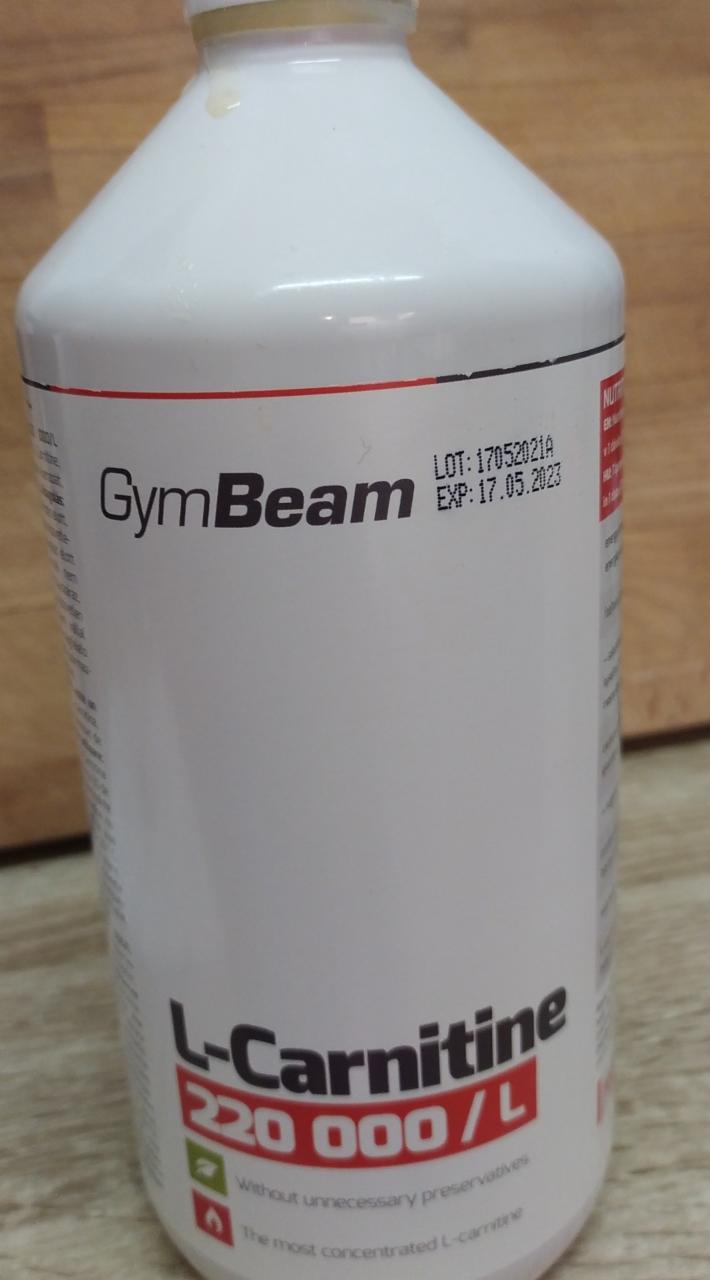 Fotografie - GymBeam L-Carnitine 220000/L