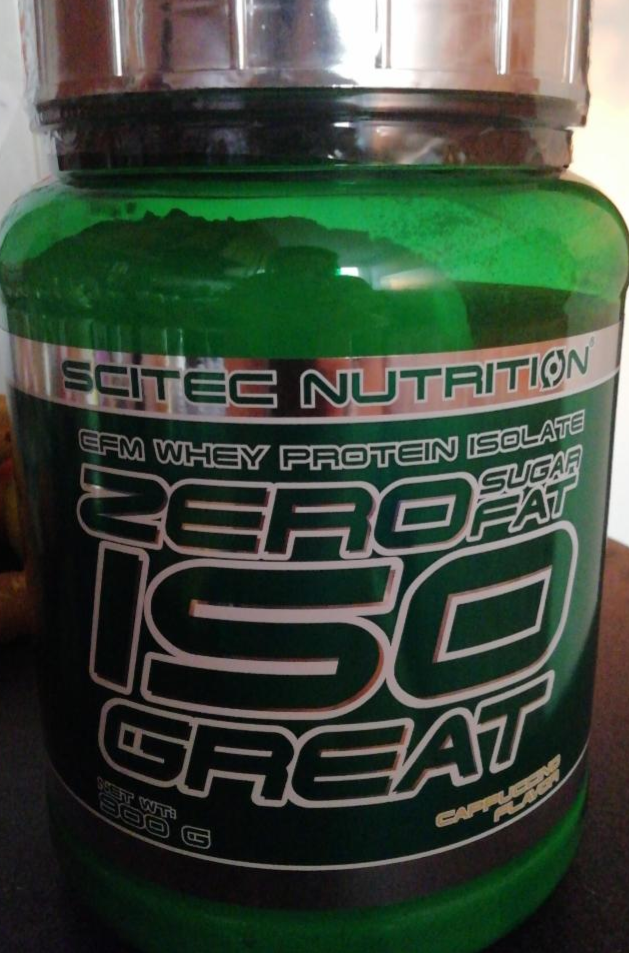 Fotografie - Scitec Nutrition Zero Isogreat Cappucino flavor