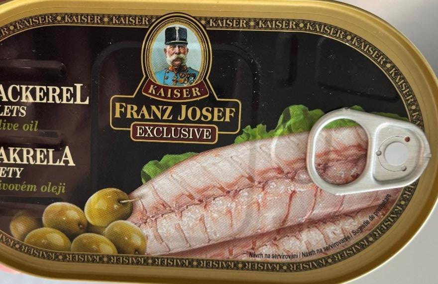 Fotografie - Makrela filety v olivovém oleji Kaiser Franz Josef Exclusive