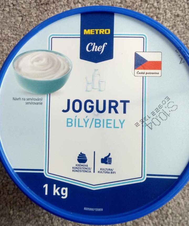Fotografie - Jogurt bílý Metro Chef