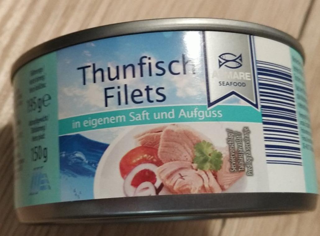 Fotografie - Thunfisch Filets in eigenem Saft und Aufguss Almare Seafood