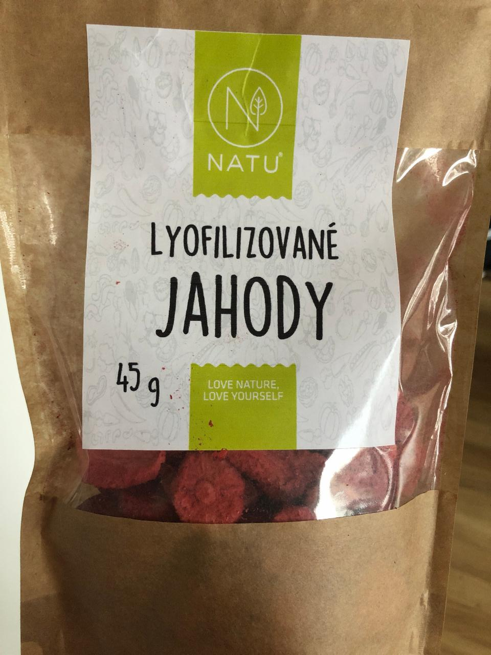 Fotografie - Lyofilizované jahody NATU