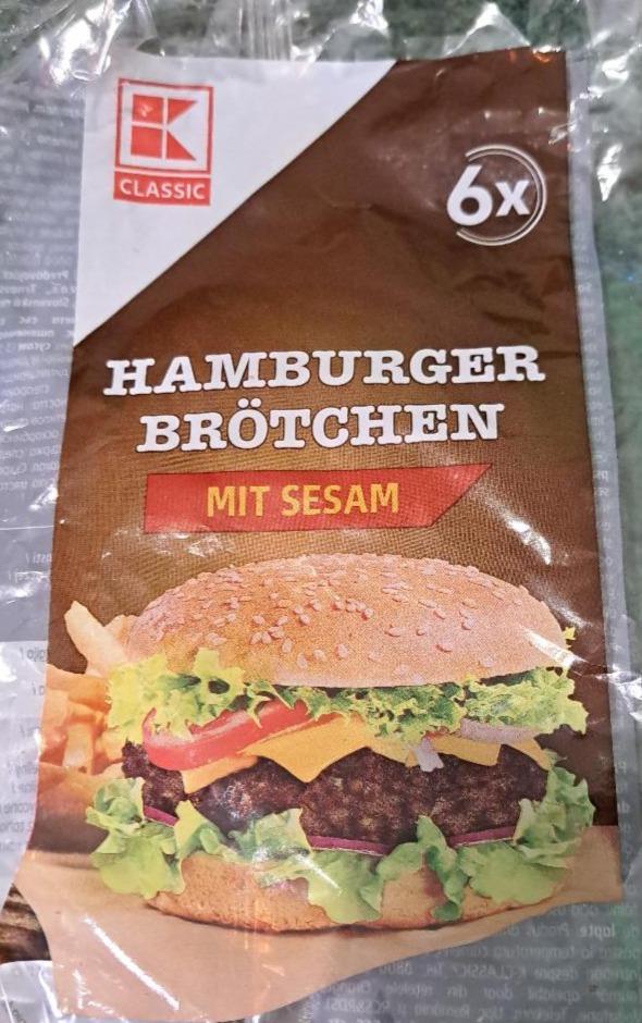 Fotografie - Hamburger Brötchen mit Sesam K-Classic