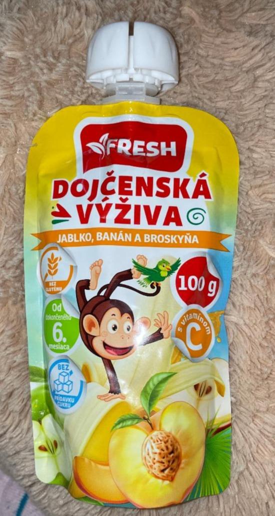 Fotografie - Dojčenská výživa Fresh Jablko, Banán a Broskyňa