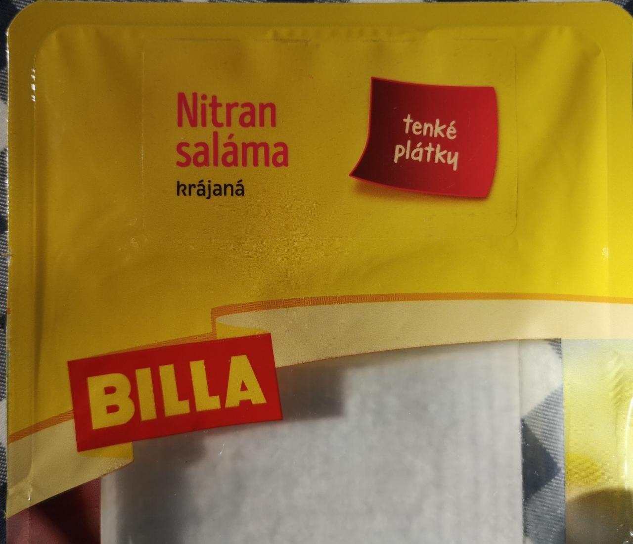 Fotografie - Nitran saláma Billa