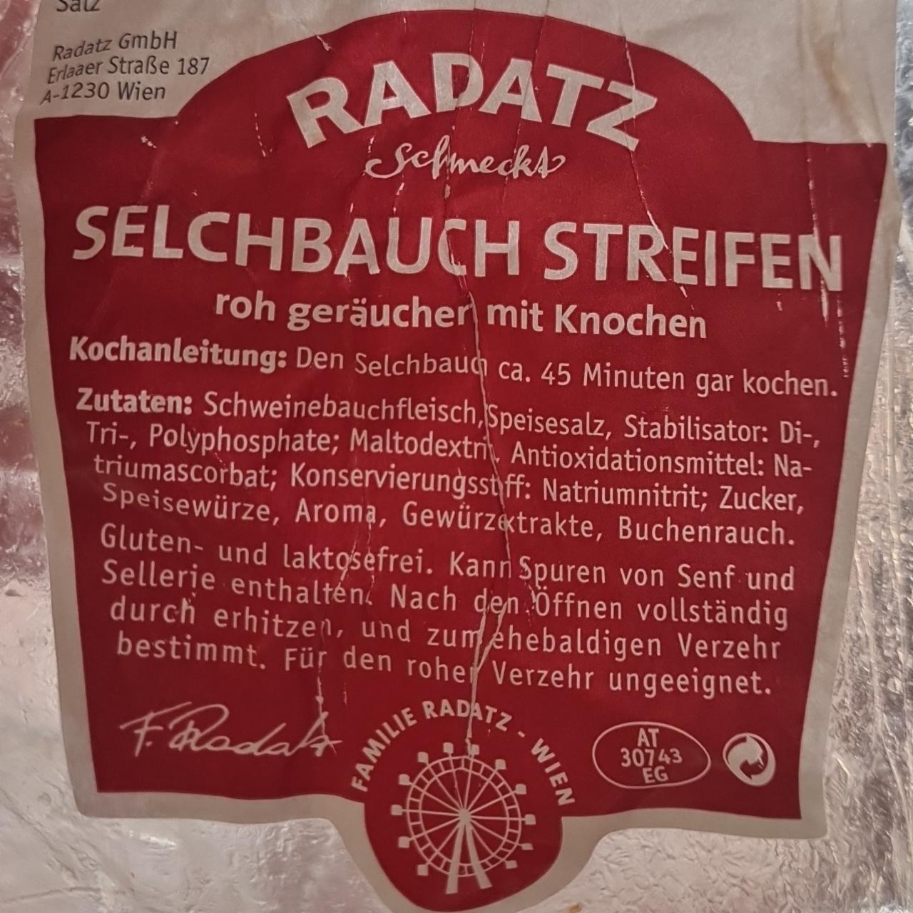 Fotografie - Selchbauch Streifen Radatz