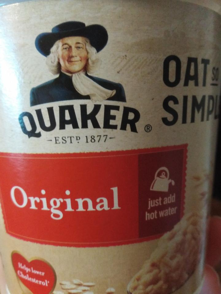 Fotografie - Quaker original oat so simple 