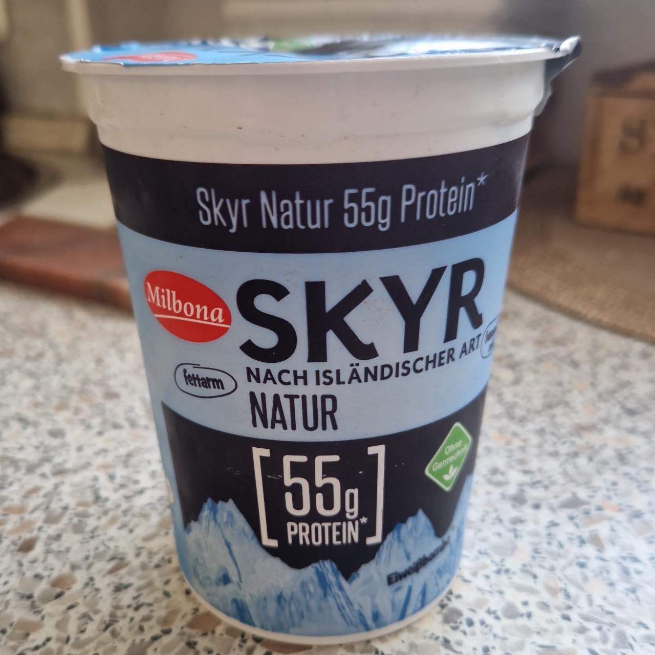 Fotografie - Skyr Milbona Natur 55g PROTEIN 