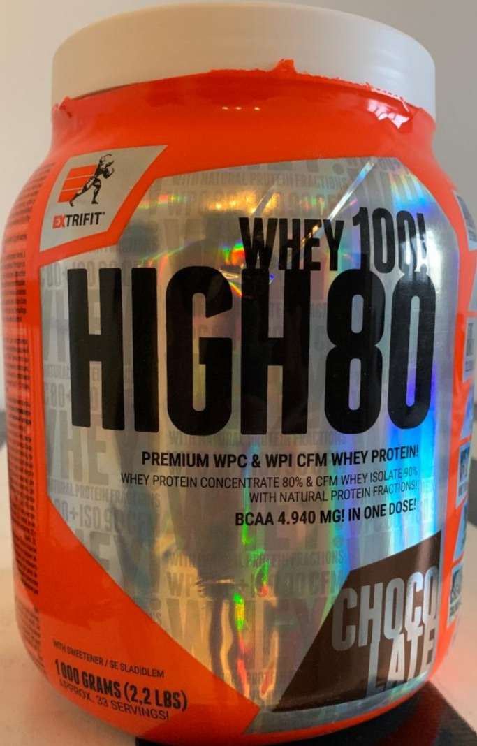 Fotografie - Whey 100! High 80 Chocolate Extrifit