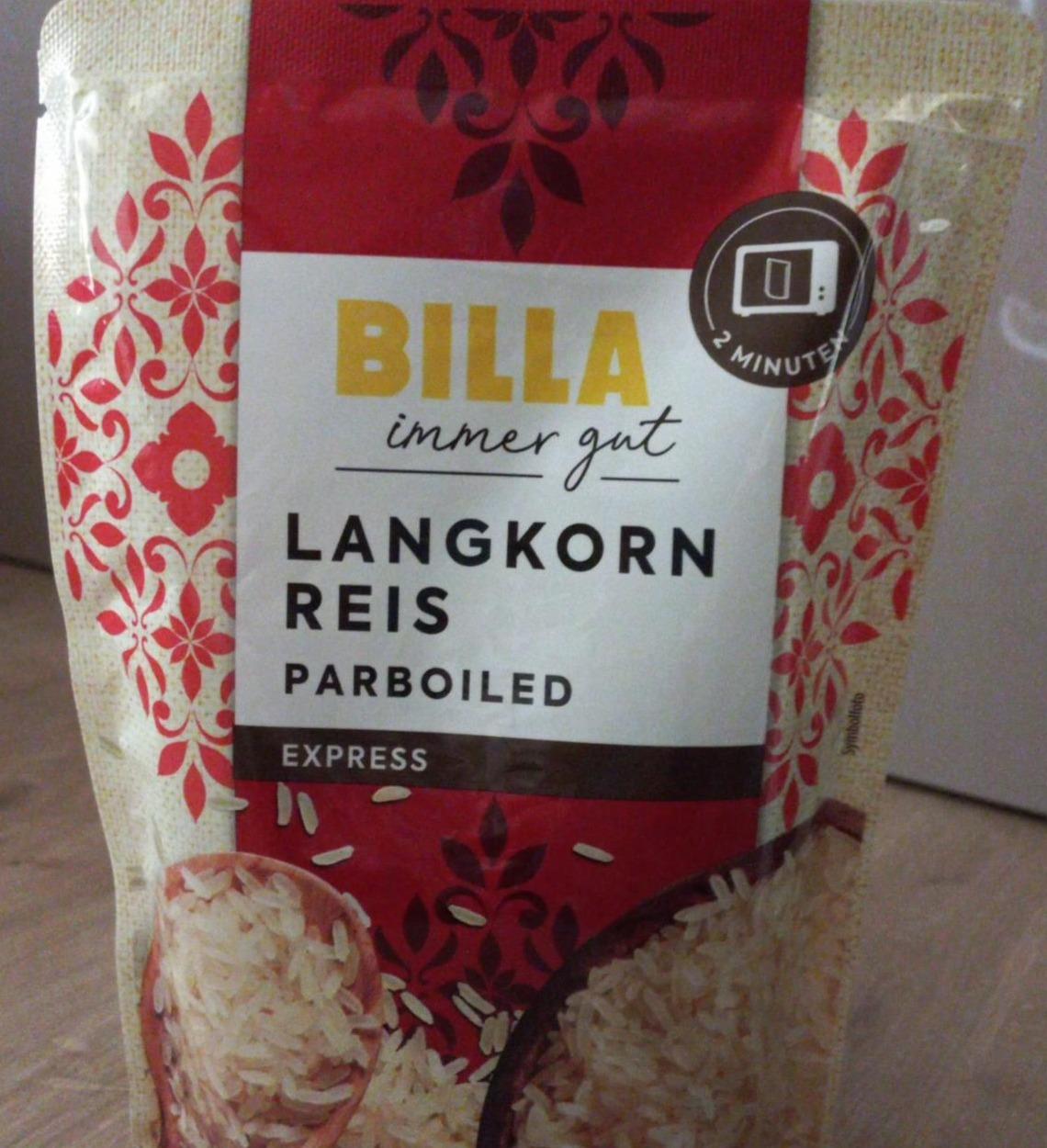 Fotografie - Langkorn Reis Parboiled Express Billa