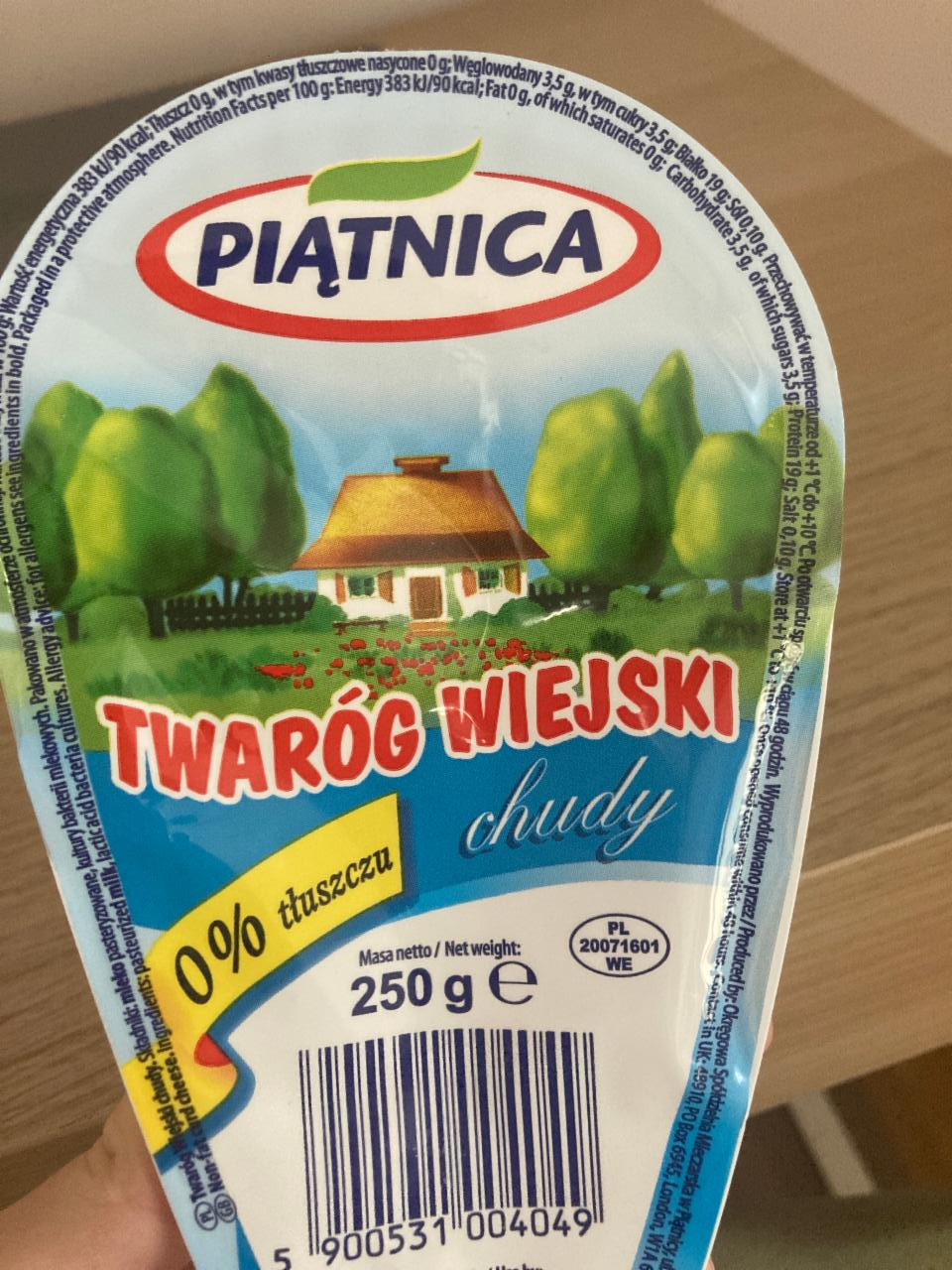 Fotografie - Twarog wiejski chudý Piatnica