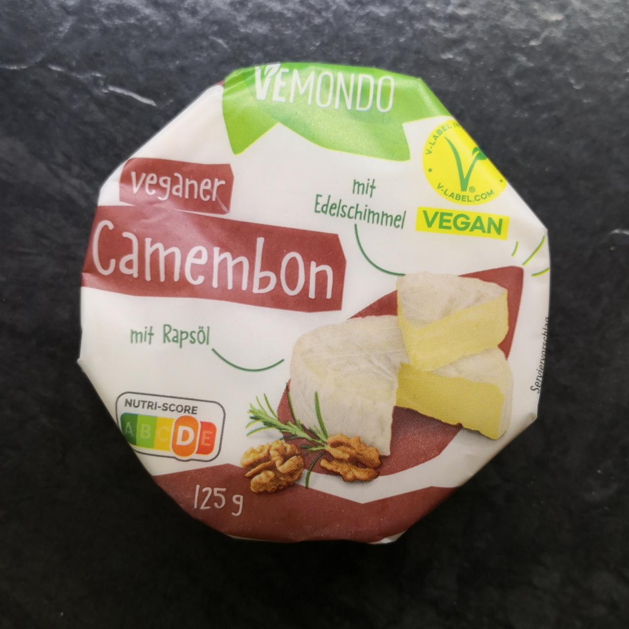 Fotografie - Veganer Camembon Vemondo