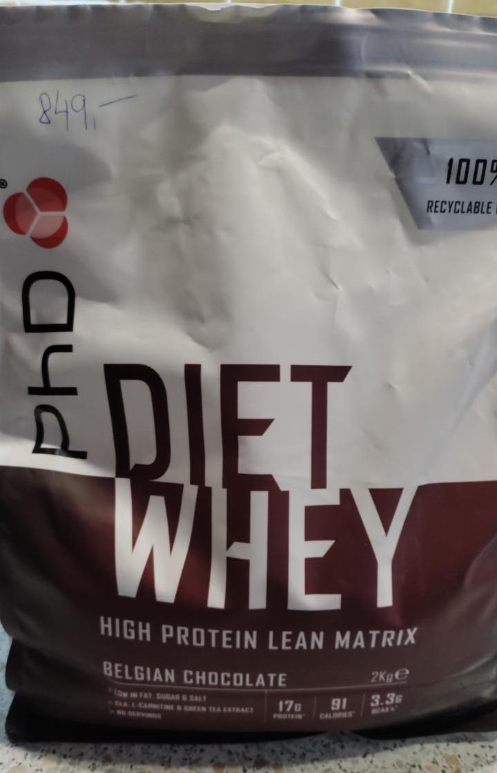 Fotografie - PhD diet whey belgická čokoláda