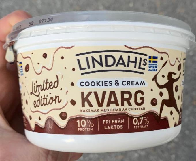 Fotografie - Kvarg Cookies & Cream Lindahls