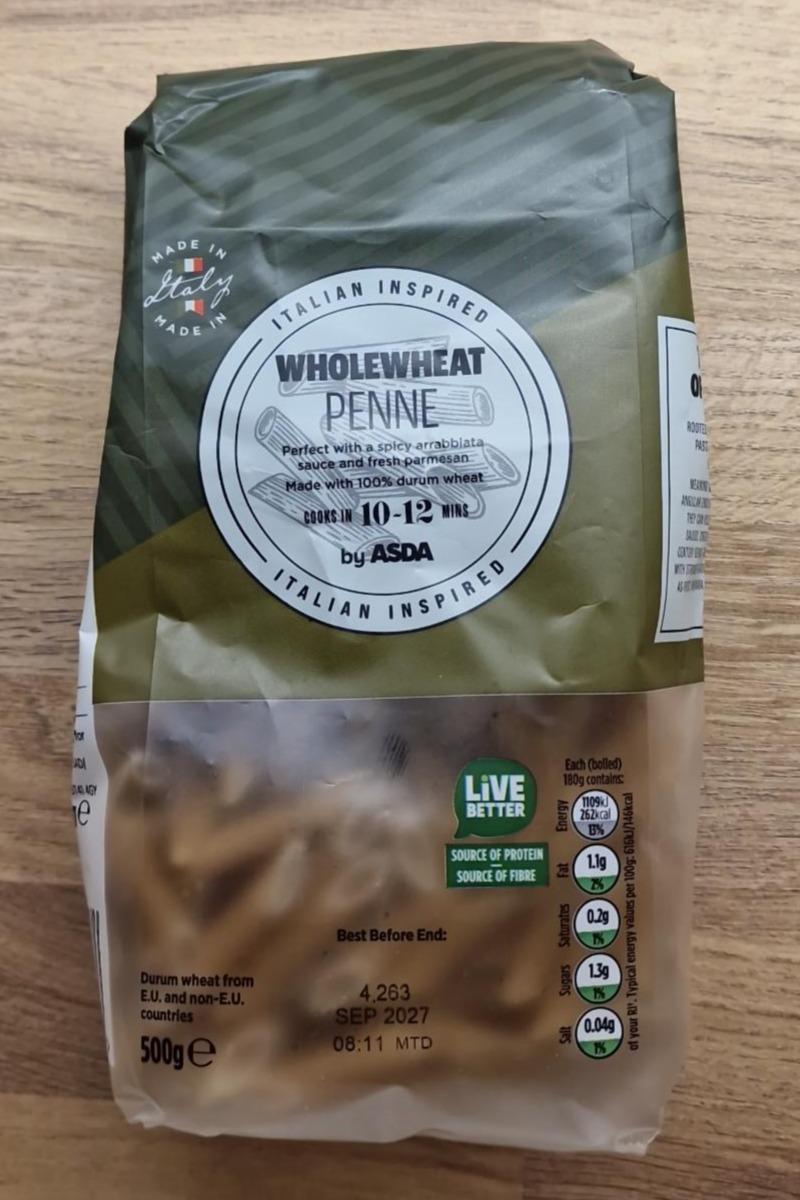 Fotografie - Wholewheat Penne-Asda
