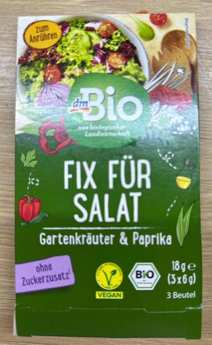 Fotografie - Fix für Salat Gartenkräuter & Paprika dmBio