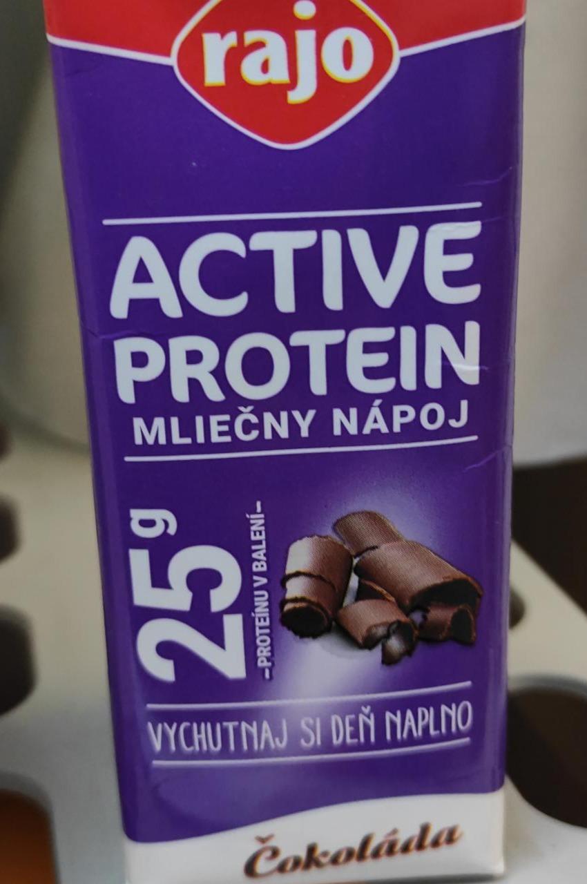 Fotografie - Active Protein Mliečny nápoj čokoláda Rajo