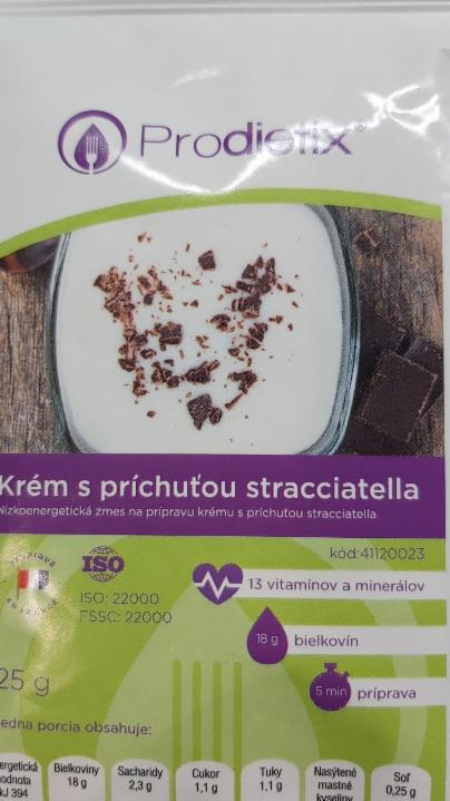 Fotografie - Krém s príchuťou stracciatella Prodietix