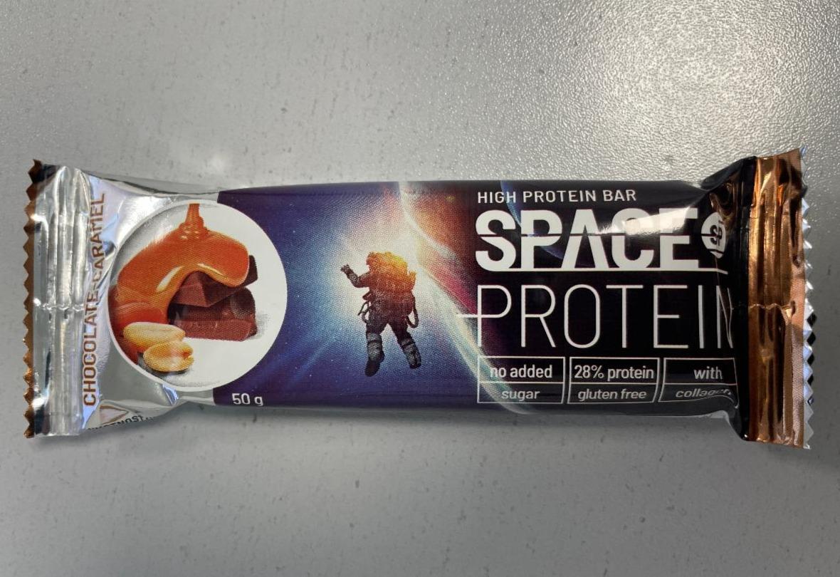 Fotografie - High Protein Bar Chocolate-Caramel Space Protein