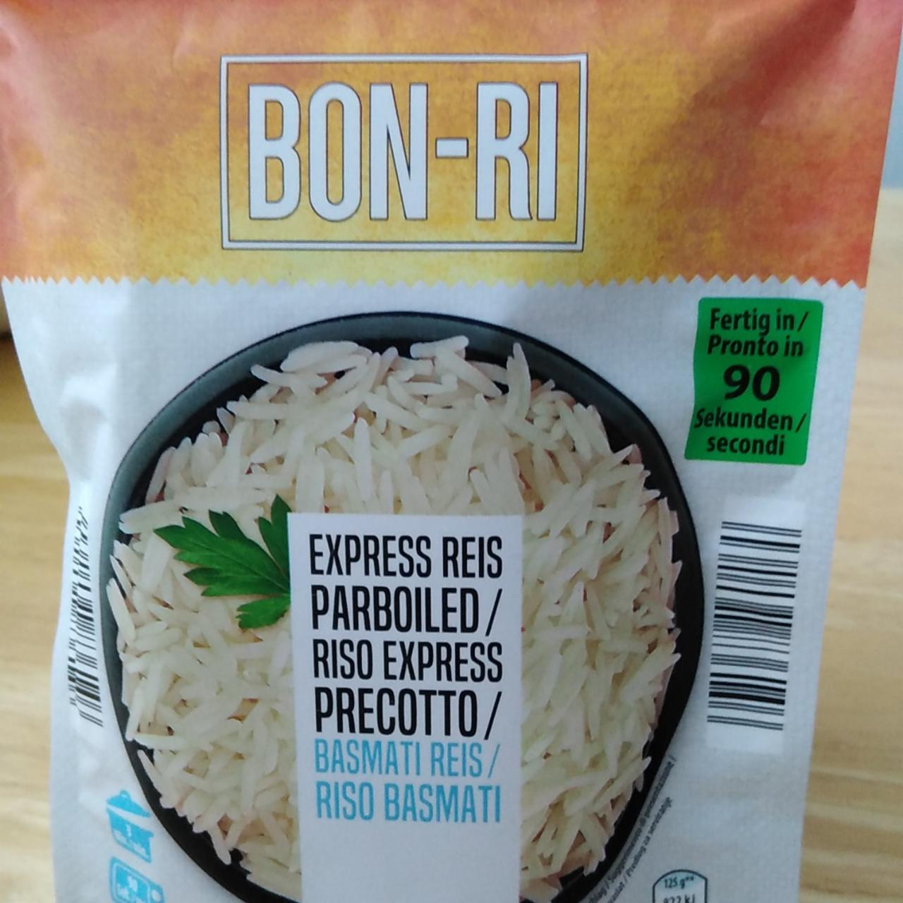 Fotografie - Express Reis Parboiled Basmati Reis Bon-Ri