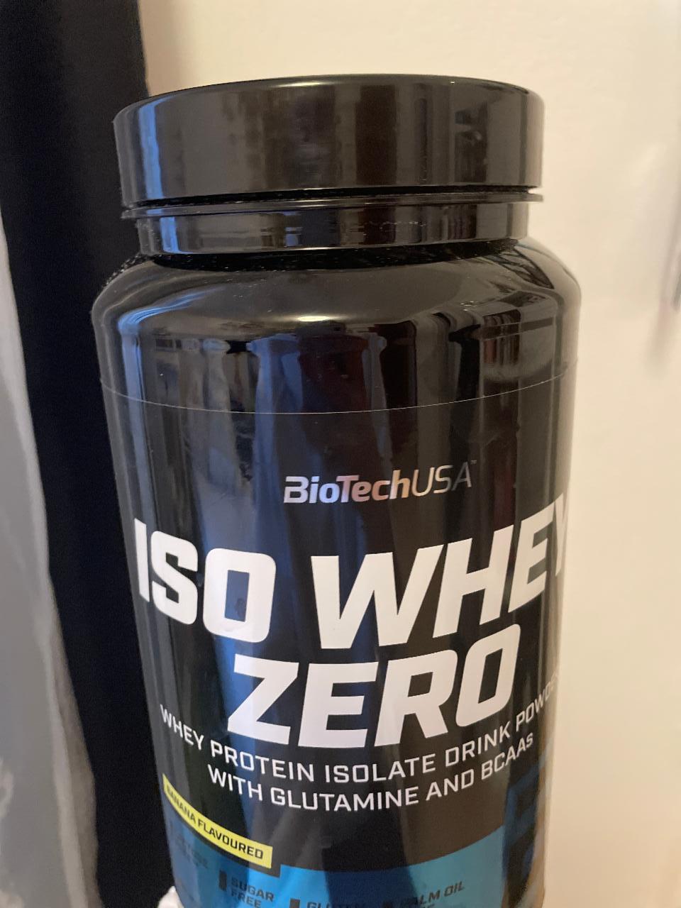 Fotografie - Bio Tech USA ISO WHEY ZERO banana flavoured