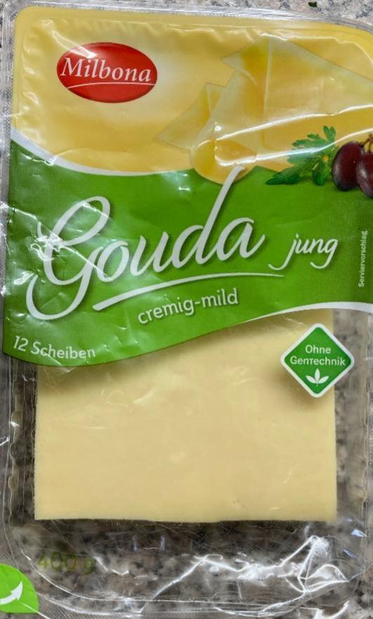 Fotografie - Gouda jung cremig-mild Milbona