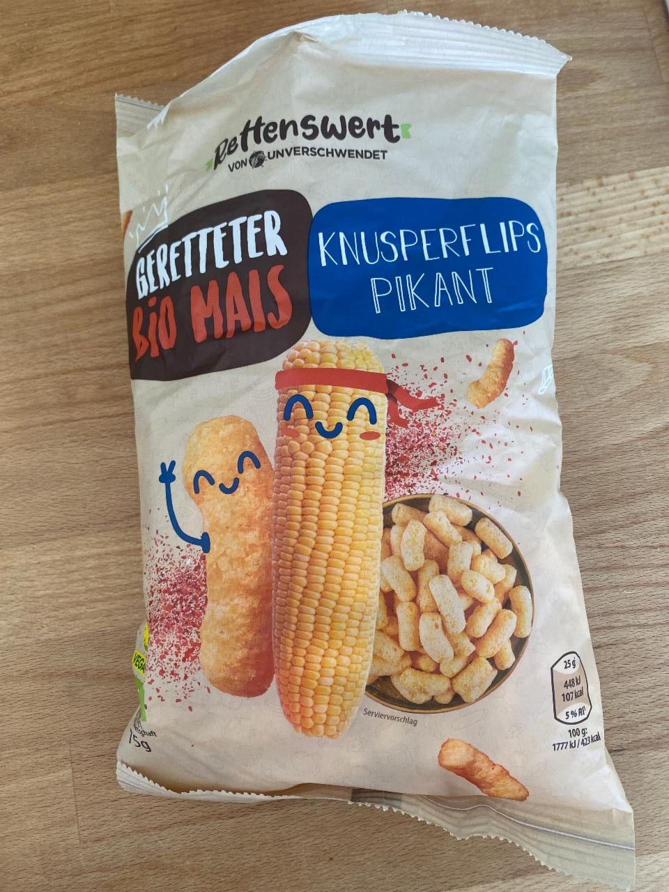 Snack day Mini Brotchips hodnoty kJ kalórie, nutričné knoblauch - Hofer a