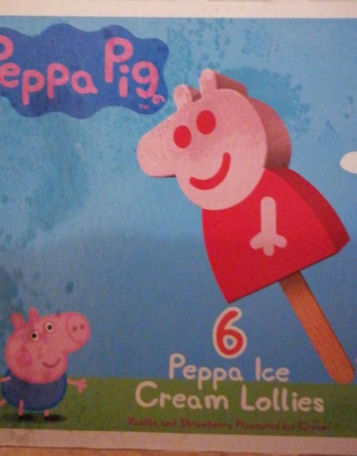 Fotografie - Peppa Pig Strawberry & Vanilla Ice Cream Lollies