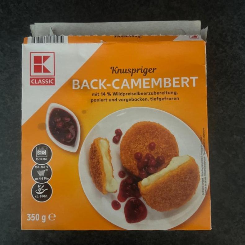 Fotografie - Back - camembert K-Classic