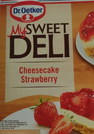 Fotografie - My sweet deli cheesecake strawberry Dr.Oetker