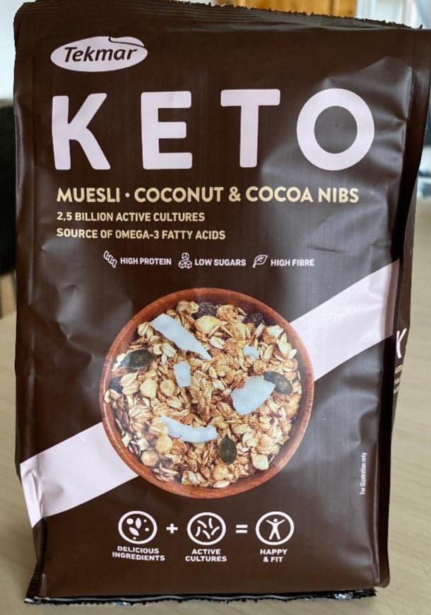 Fotografie - Keto Muesli Coconut & cocoa nibs Tekmar