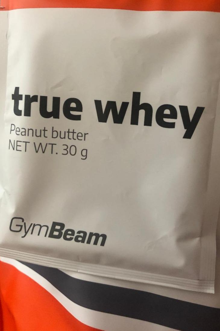 Fotografie - True Whey Protein Peanut butter GymBeam