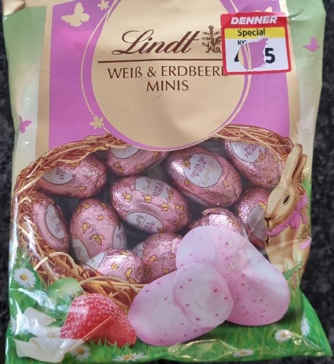 Fotografie - Weiss & Erdbeere Minis Lindt
