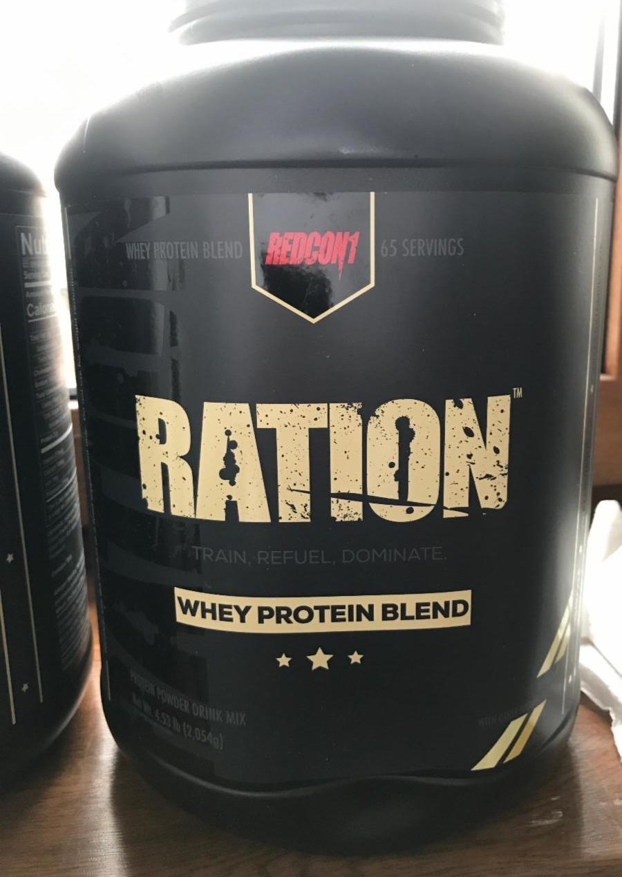 Fotografie - RATION WHEY PROTEIN BLEND vanilla