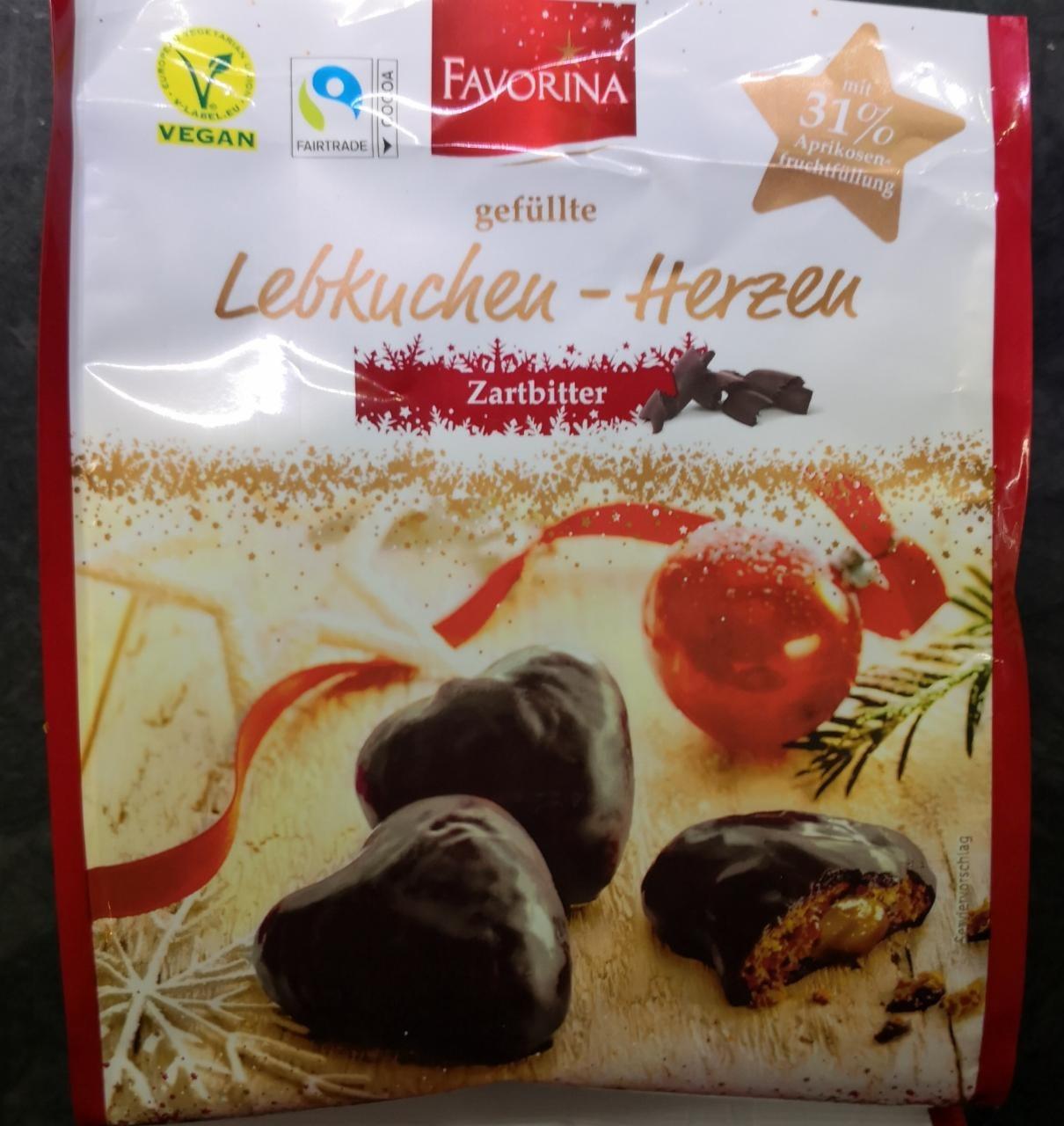 Fotografie - Lebkuchen - Herzen Zartbitter Favorina