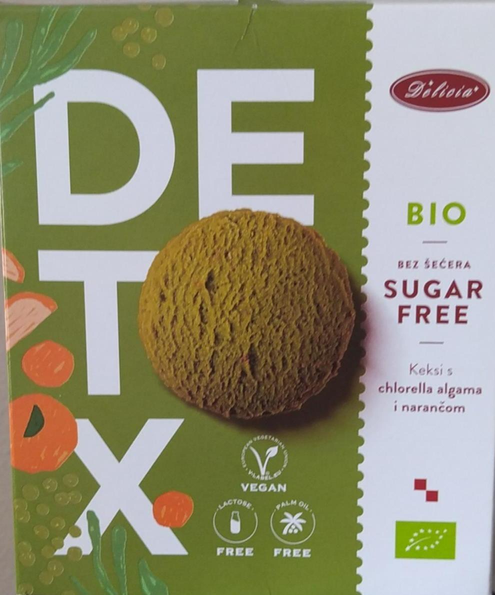 Fotografie - Bio Sugar free Detox Keksi s chlorella algama i narančom Delicia