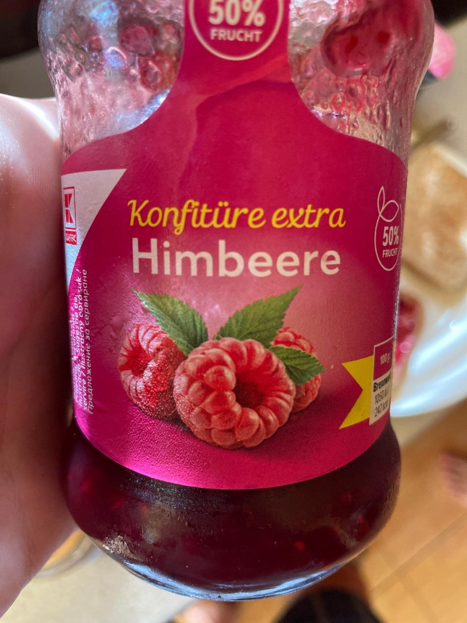 Fotografie - Konfitüre extra himbeere