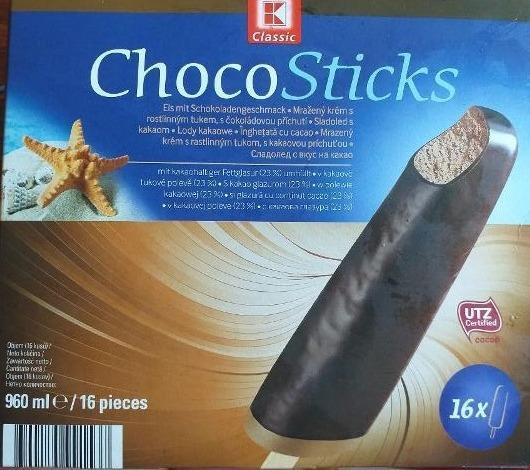 Fotografie - Choco sticks (čokoládový nanuk) K-Classic