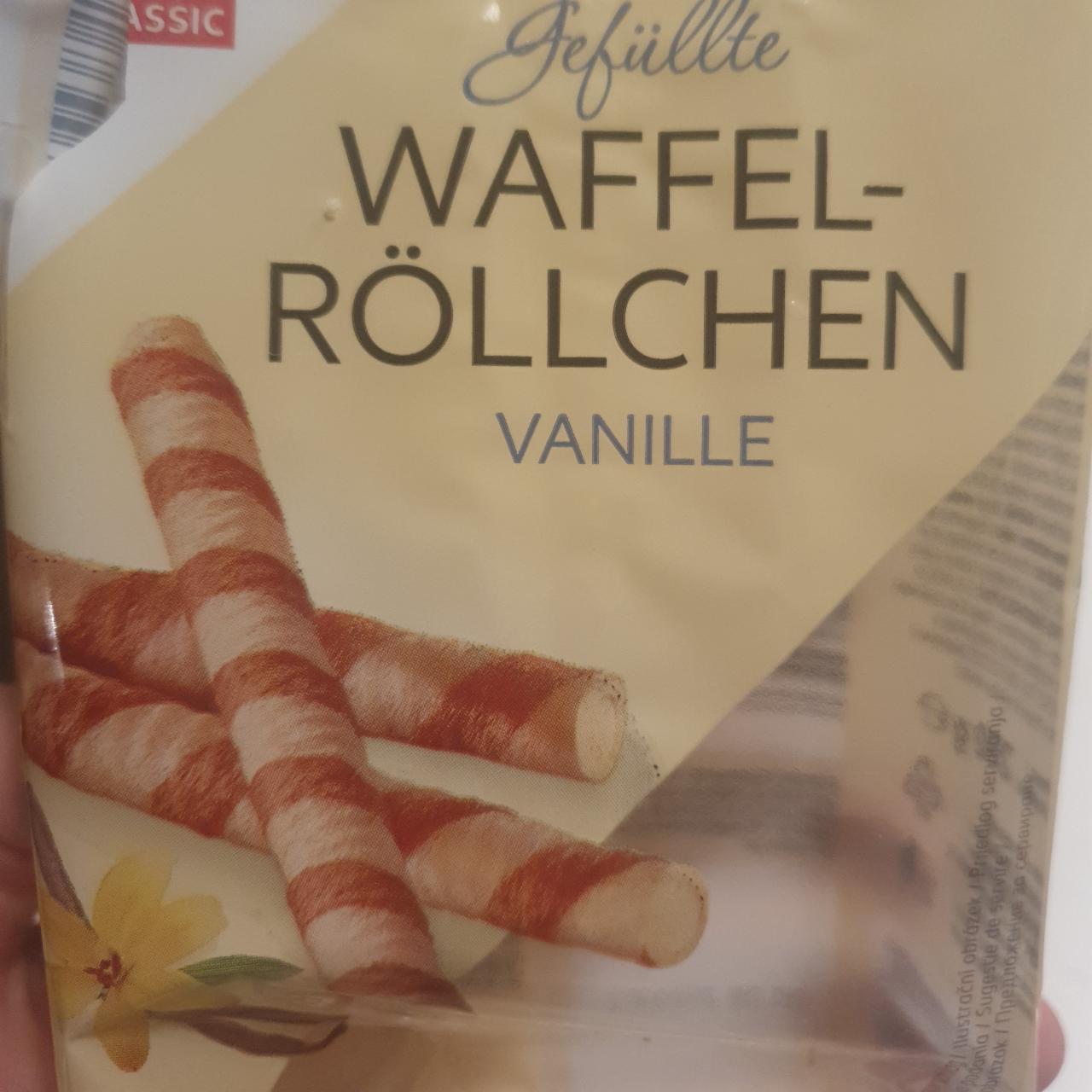 Fotografie - Gefüllte Waffel-Röllchen Vanille K-Classic