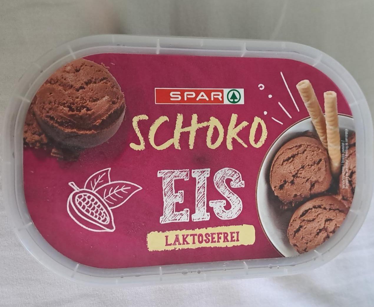 Fotografie - Schoko Eis Laktosefrei Spar