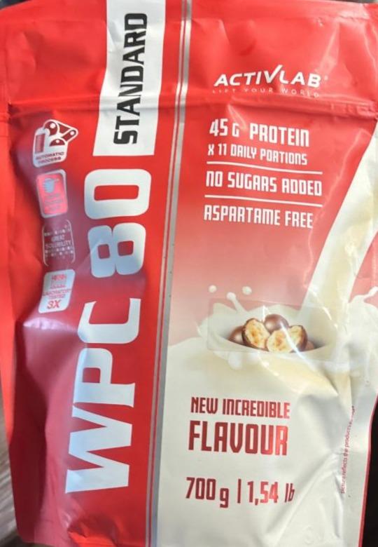 Fotografie - activlab protein new incredible flavour wpc 80