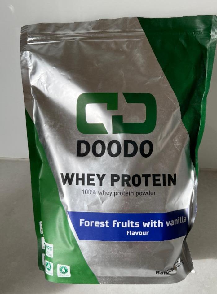 Fotografie - Whey Protein Forest Fruits with vanilla flavour Doodo